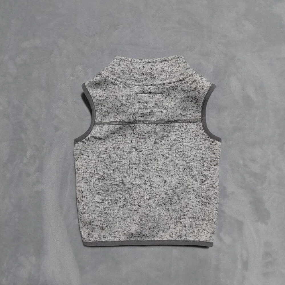 Carter's Toddler Boys 18M Zip-Up Faux-Sherpa Vest EUC
